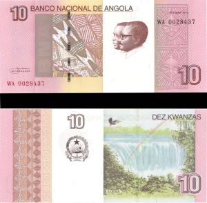 Angola - 10 Kwanzas - P-NEW - 2012(2017) dated Foreign Paper Money