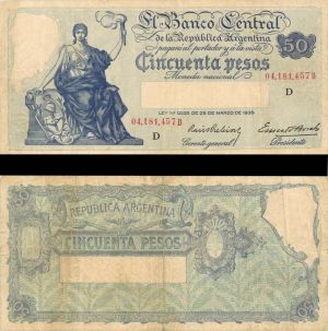 Argentina - 50 Pesos - P-259 -  Foreign Paper Money