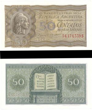 Argentina - 50 Centavos - P-261 -  Foreign Paper Money