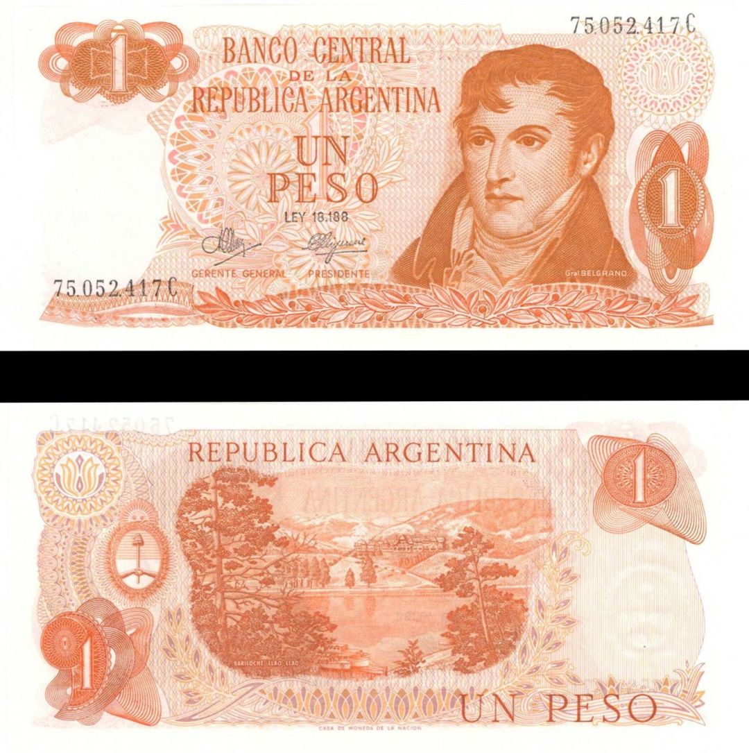 Argentina - 1 Peso - P-293 -  Foreign Paper Money