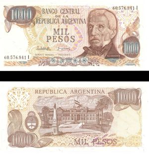 Argentina - 1,000 Pesos - P-304d -  Foreign Paper Money