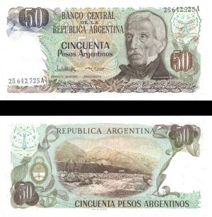 Argentina - 50 Pesos Argentinos - P-314 -  Foreign Paper Money