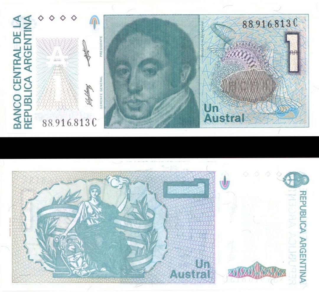 Argentina - 1 Austral - P-323 -  Foreign Paper Money