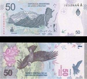 Argentina - 50 Pesos - P-NEW -  Foreign Paper Money