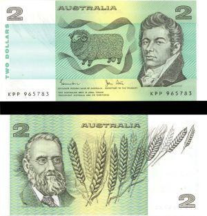 Australia - 2 Dollars - P-43d -  Foreign Paper Money