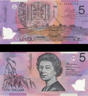 Australia - 5 Dollars - P-57d -  Foreign Paper Money