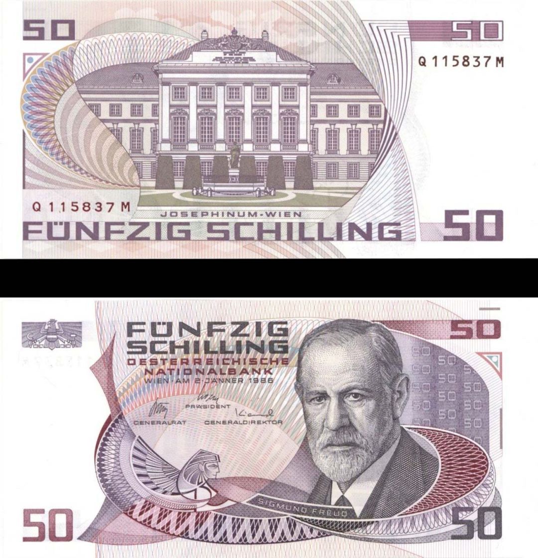 Austria - 50 Schilling - P-149 - 1986 dated Foreign Paper Money