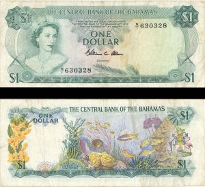 Bahamas - 1 Dollar - P-35b - 1974 dated Foreign Paper Money