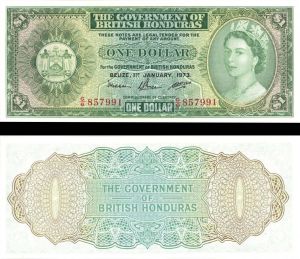 British Honduras - 1 Dollar - P-28c - 1973 dated Foreign Paper Money