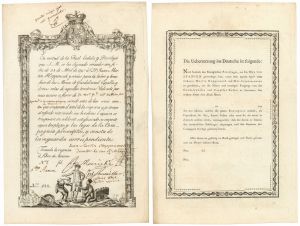 Minas de Cazalla y Guadalcanal - 1795 dated Guadalcanal, Spain and Germany Stock Certificate