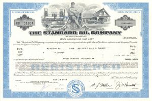 Standard Oil - 1970's dated Oil Bond - Standard Oil Company of Ohio