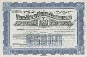 State of New York Issued to Philip D. Armour - 1943 dated $5,000 Bond