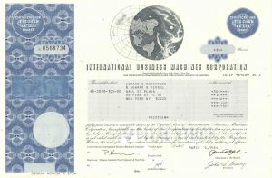 International Business Machines Corp. - IBM - Famous Computer Co. Stock Certificate