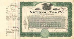 National Tea Co. - Stock Certificate