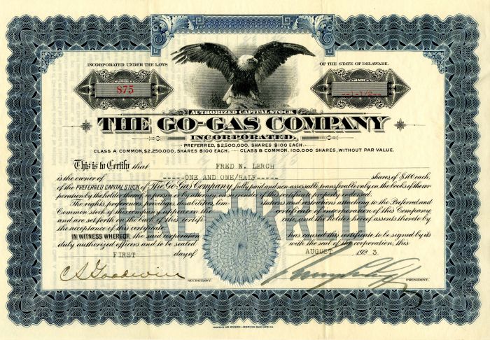 Go-Gas Co. Incorporated