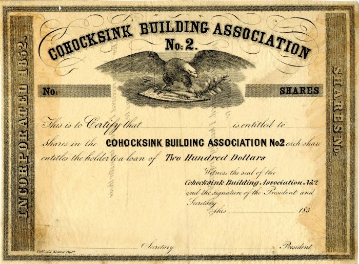 Cohocksink Building Association No. 2