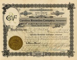 Carolina Remedies Co., Incorporated