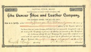 Denver Shoe and Leather Co.