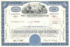 Pet Incorporated - Stock Certificate