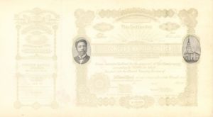 Concord Baptist Church  - Unissued Stock Certificate