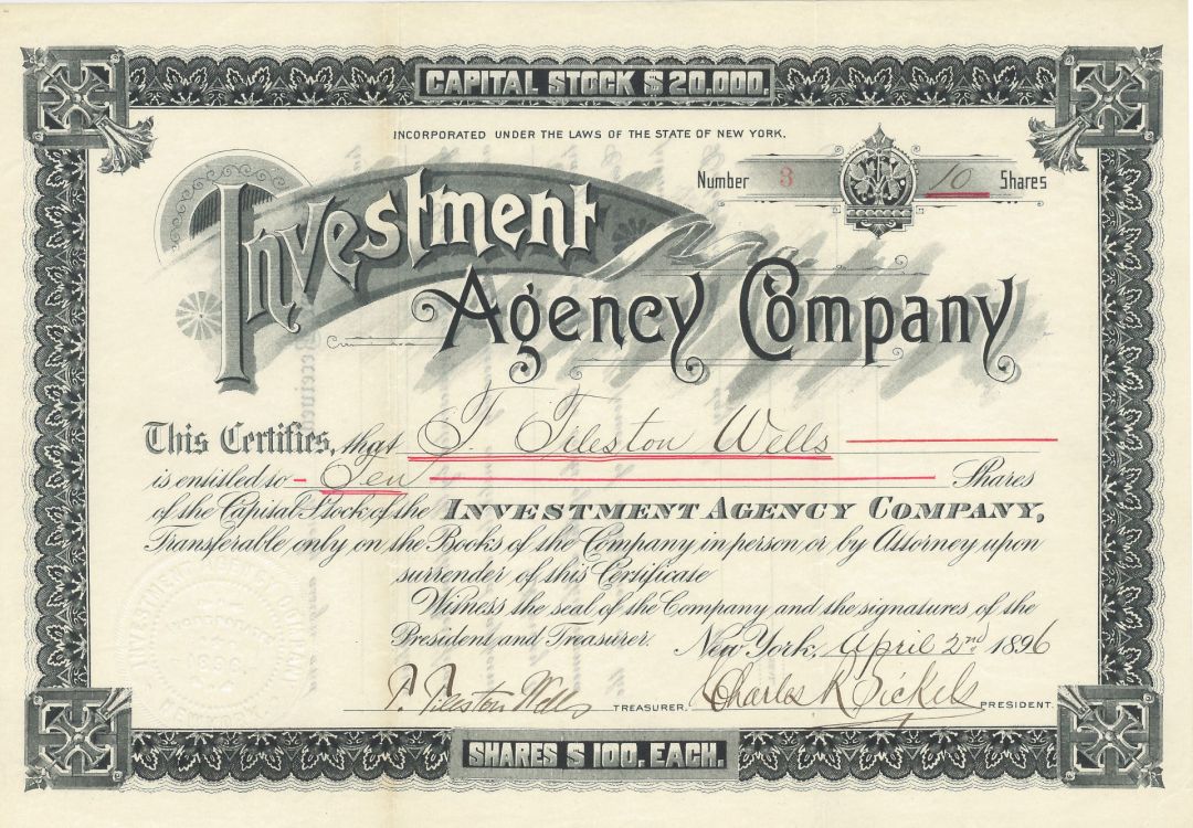 Investment Agency Co.