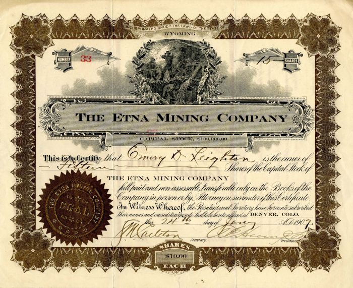 Etna Mining Co.