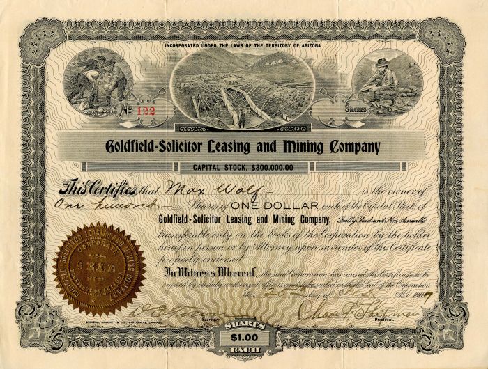 Goldfield-Solicitor Leasing and Mining Co.