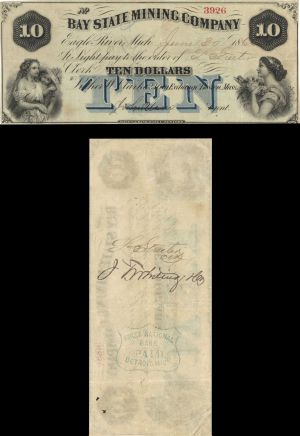 Bay State Mining Co. $10 - Obsolete Notes
