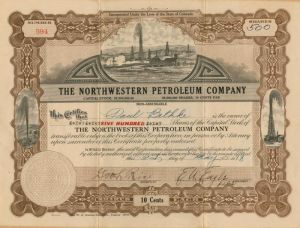 Northwestern Petroleum Co. - Stock Certificate