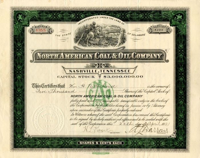 North American Coal and Oil Co.