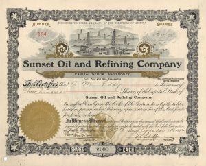 Duke 10 Stock Certificates