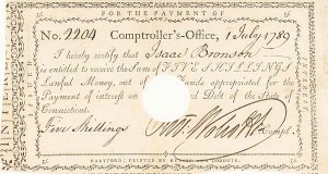 Oliver Wolcott Jr - Interest Paying Note