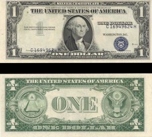 3rd Printing Misaligned - 1935E dated Paper Money Error