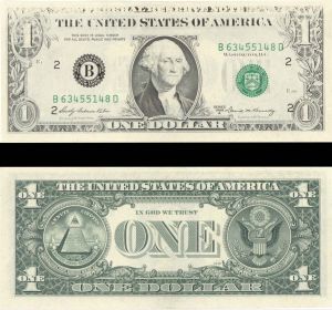 Underinked 2nd Printing - 1969A dated Paper Money Error