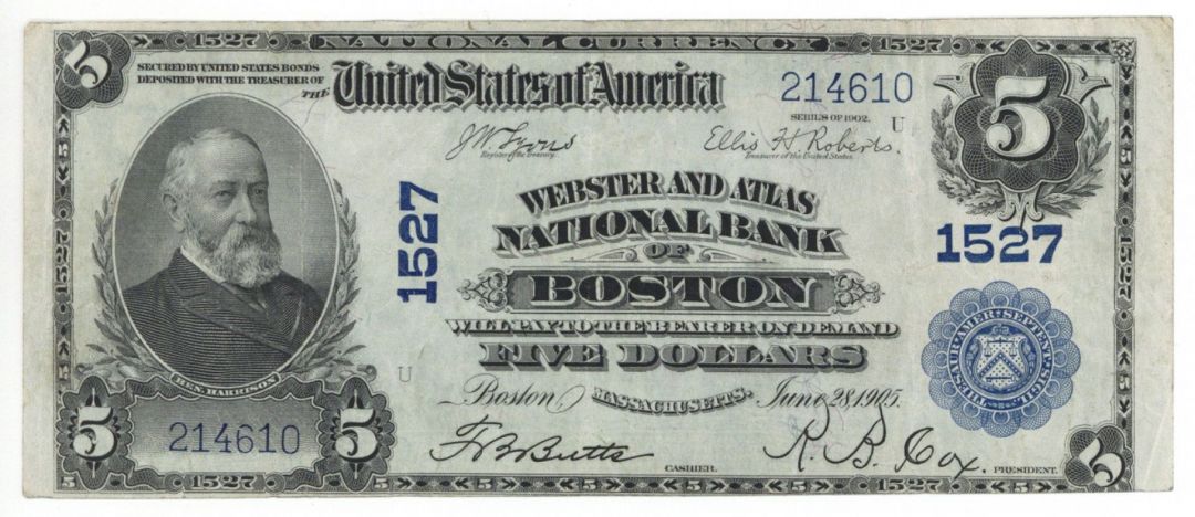 5 Dollars  -  U.S. Paper Money