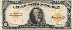 10 Dollars  -  U.S. Paper Money