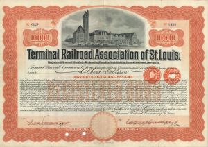 Terminal Railroad Association of St. Louis - 1903-12 dated Gold Bonds of Various Denominations - Please Specify Type