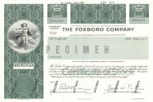 Foxboro Co. - Specimen Stock Certificate