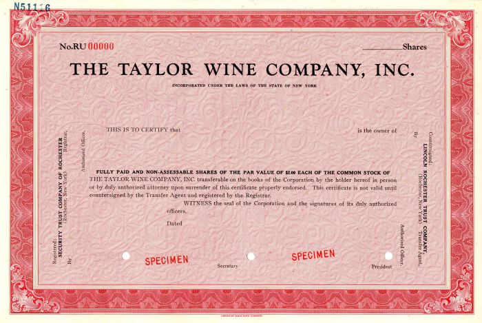 Taylor Wine Co., Inc