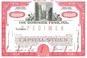 Dominick Fund, Inc. - Stock Certificate