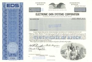 Electronic Data Systems Corp. - Specimen Stock Certificate