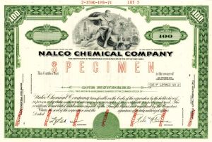 Nalco Chemical Co. - Stock Certificate