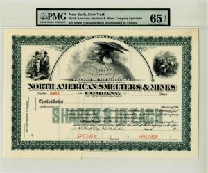 North American Smelters and Mines Co. - Stock Certificate