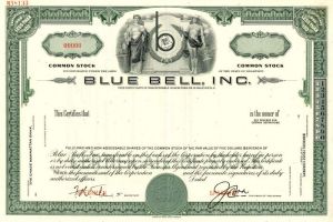Blue Bell, Inc.