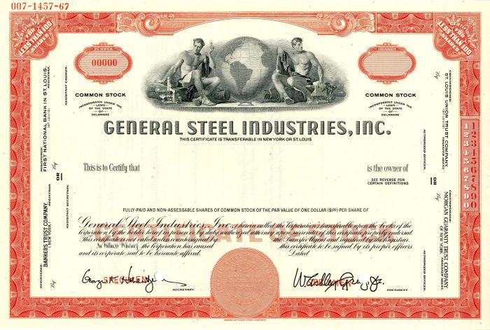 General Steel Industries, Inc.