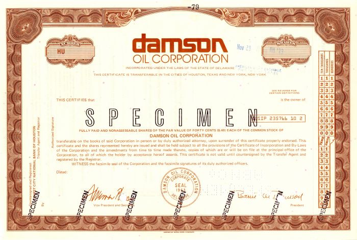 Damson Oil Corporation