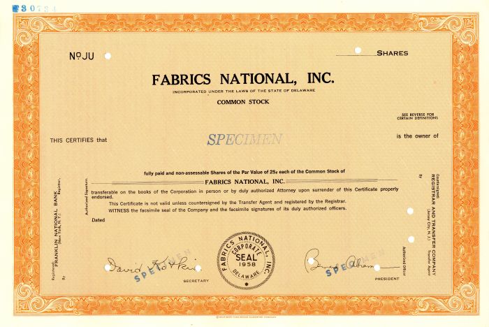 Fabrics National, Inc.