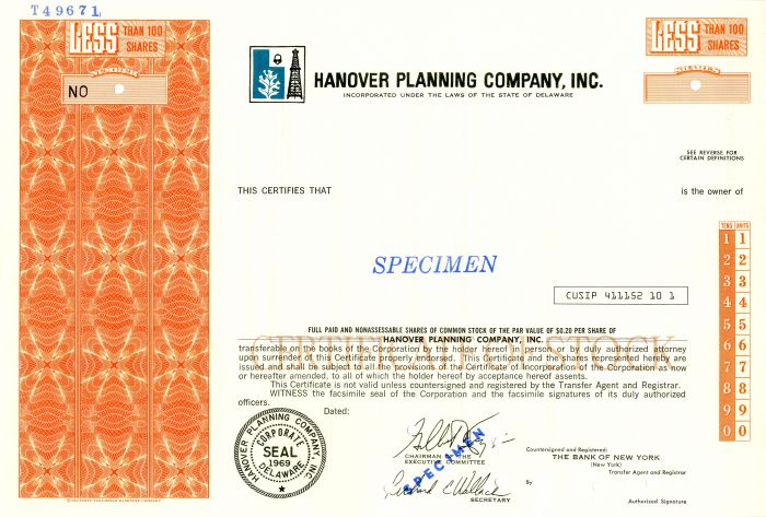 Hanover Planning Co. Inc.