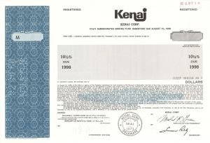 Kenai Corp. - Specimen Bond