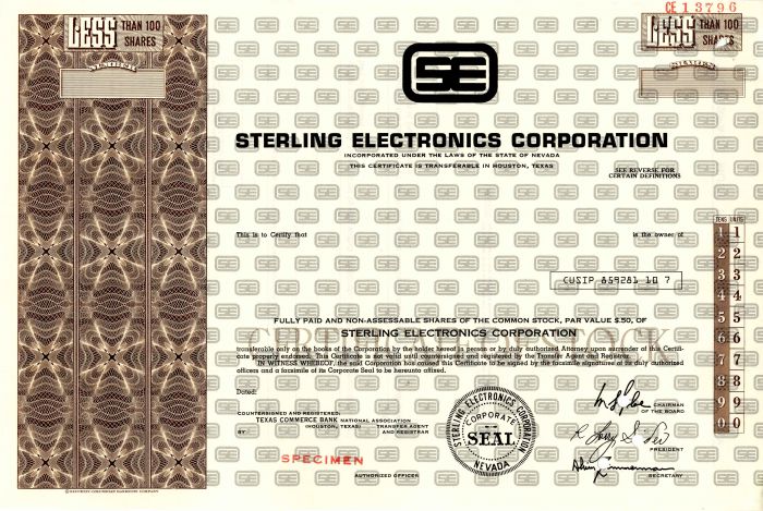 Sterling Electronics Corporation